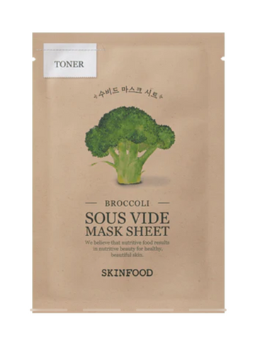 SkinFood Toner Broccoli Sous Vide Mask Sheet 1pc