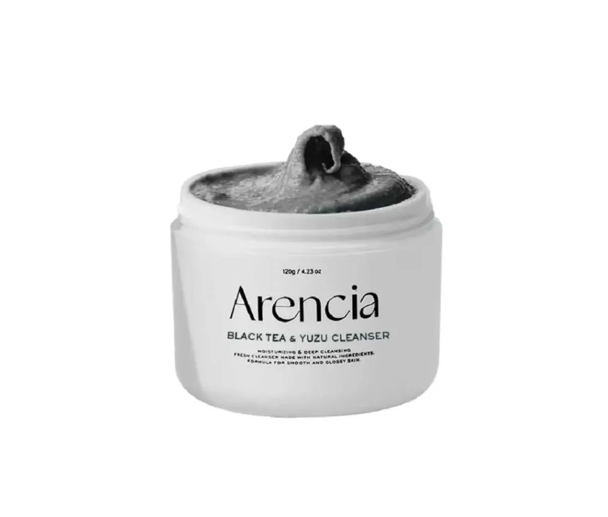 Arencia Black Tea & Yuzu Rice Mochi Cleanser 120g