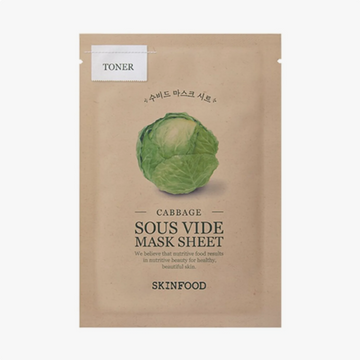 SkinFood Toner Cabbage Sous Vide Mask Sheet 1pc