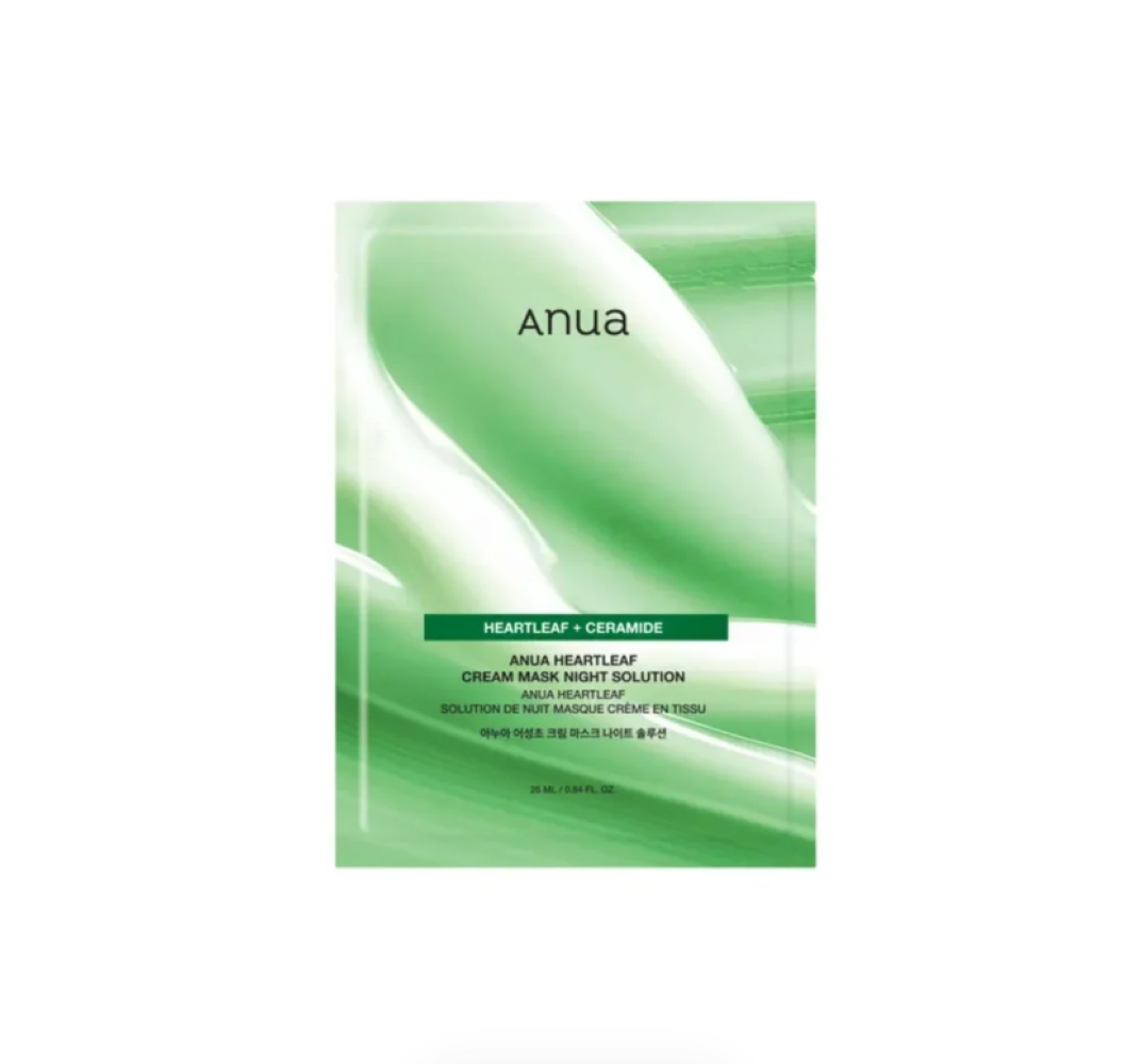 Anua Heartleaf Cream Mask Night Solution 1pc