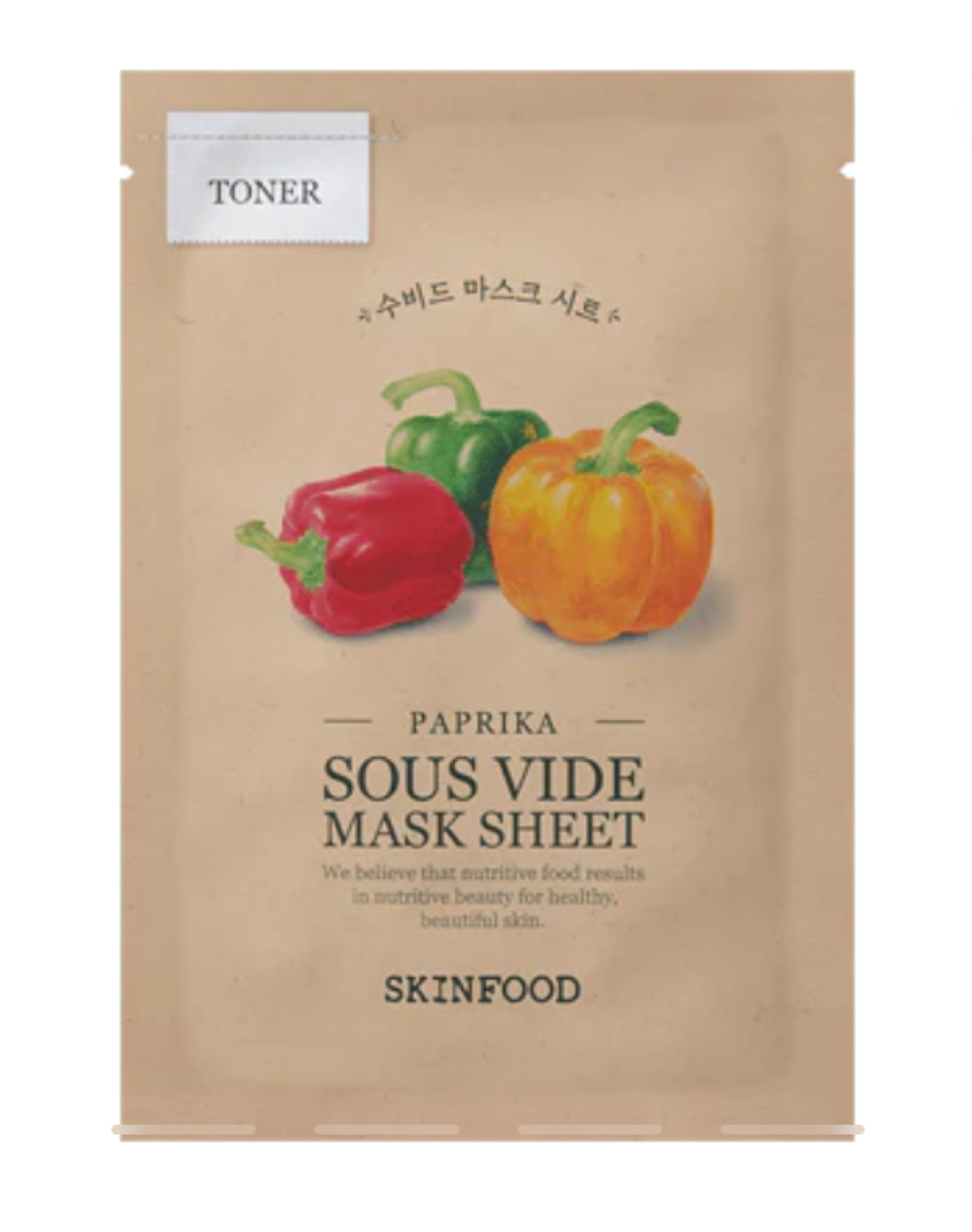 Skinfood Toner Paprika Sous Vide Mask Sheet 1pc