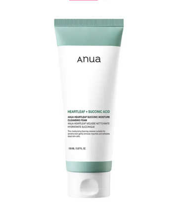 Anua heartleaf Succinic Moisture Cleansing Foam 150ml