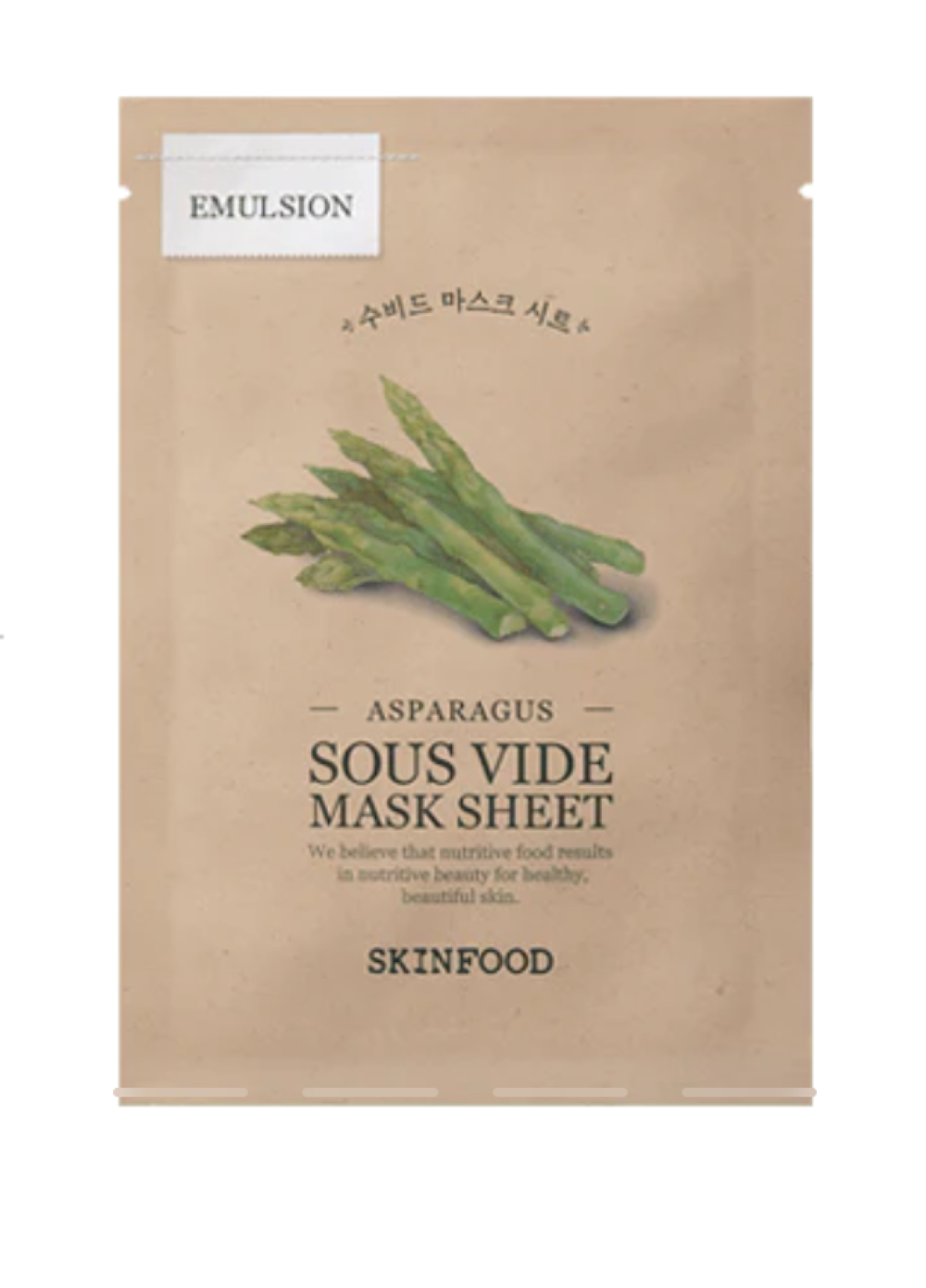 SkinFood Emulsion Asparagus Sous Vide Mask Sheet 1pc