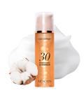 Menokin 30 Second Bubble Cleanser bottle with cotton on a white background, MENOKIN Cotton Cloud Bubble Cleanser [Daily Comfort] 150ml