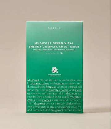 AXIS-Y Mugwort Green Vital Energy Complex Sheet Mask   5pcs
