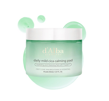 D'Alba Daily Mild Cica Calming Pad 50pads 165ml