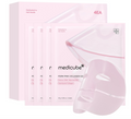 Pink collagen gel sheet with packaging on a white background, Medicube PDRN Pink Collagen Gel Mask 4pcs