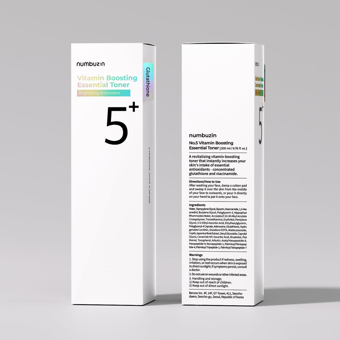 Numbuzin Vitamins Boosting Essential Toner 5+ 200ml