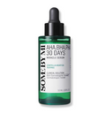 Skincare serum bottle with dropper labeled 'SOME BY MI' on a white background, Somebymi AHA.BHA.PHA 30 Days Miracle Serum 50ml