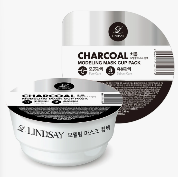 Lindsay Charcoal Modeling Mask Cup Pack 28g