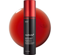 Medicube Red Body Peeling Shot Cleanser bottle with red spherical object in the background, Medicube Red Acne Body Peeling Shot 110g