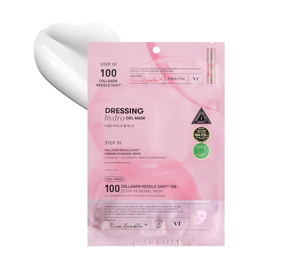 VT COSMETICS Collagen Reedle Shot Firming Hydrogel Mask 1pc