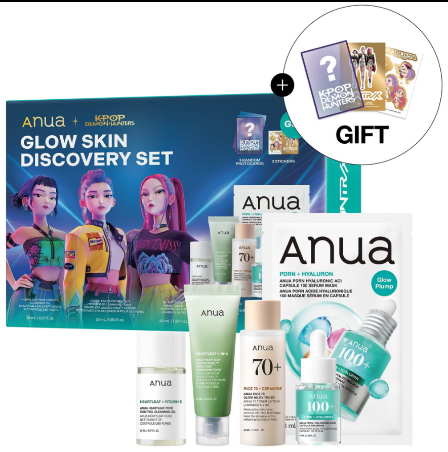 Anua Kpop Glow Skin Discovery Set