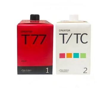 Shiseido Creator T77 Professional Perm Liquid Compound 400ml & T/TC 400ml