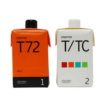 Shiseido Creator T72 Professional Perm Liquid Compound 400ml & T/TC 400ml