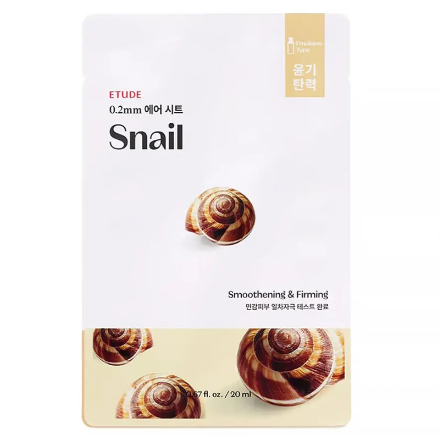 Etude House 0.2 Therapy Air Mask Snail 1pc