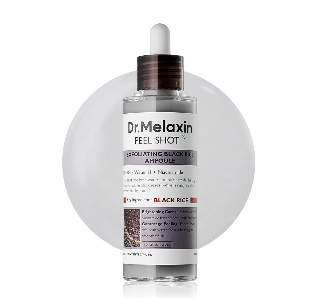 Dr.Melaxin PEEL SHOT EXFOLIATING BLACK RICE AMPOULE 80ml