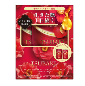 Tsubaki Premium Moist and Repair Refill Set 300ml ×2