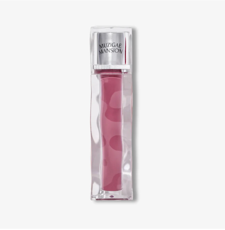 Lip gloss with Muzigae Mansion packaging on a white background, Muzigae Mansion Icy Glow 03 Sway
