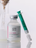Skincare booster ampoule with a syringe on a white background, Dr.cpu+ Peptide + Spicule Booster Ampoule 30ml