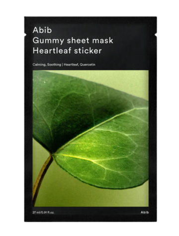 Abib Gummy Sheet Mask Heartleaf  Sticker-10pc