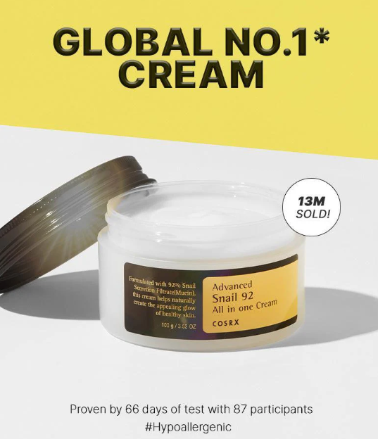 Cosrx Advanced Snail 92 All In One Cream 100g