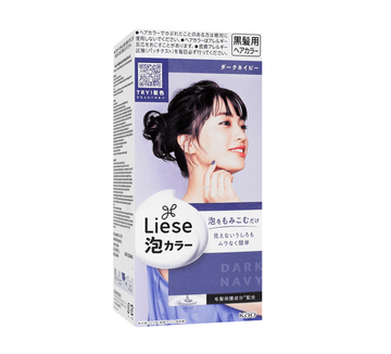 Kao Liese Bubble Hair Dye Dark Navy
