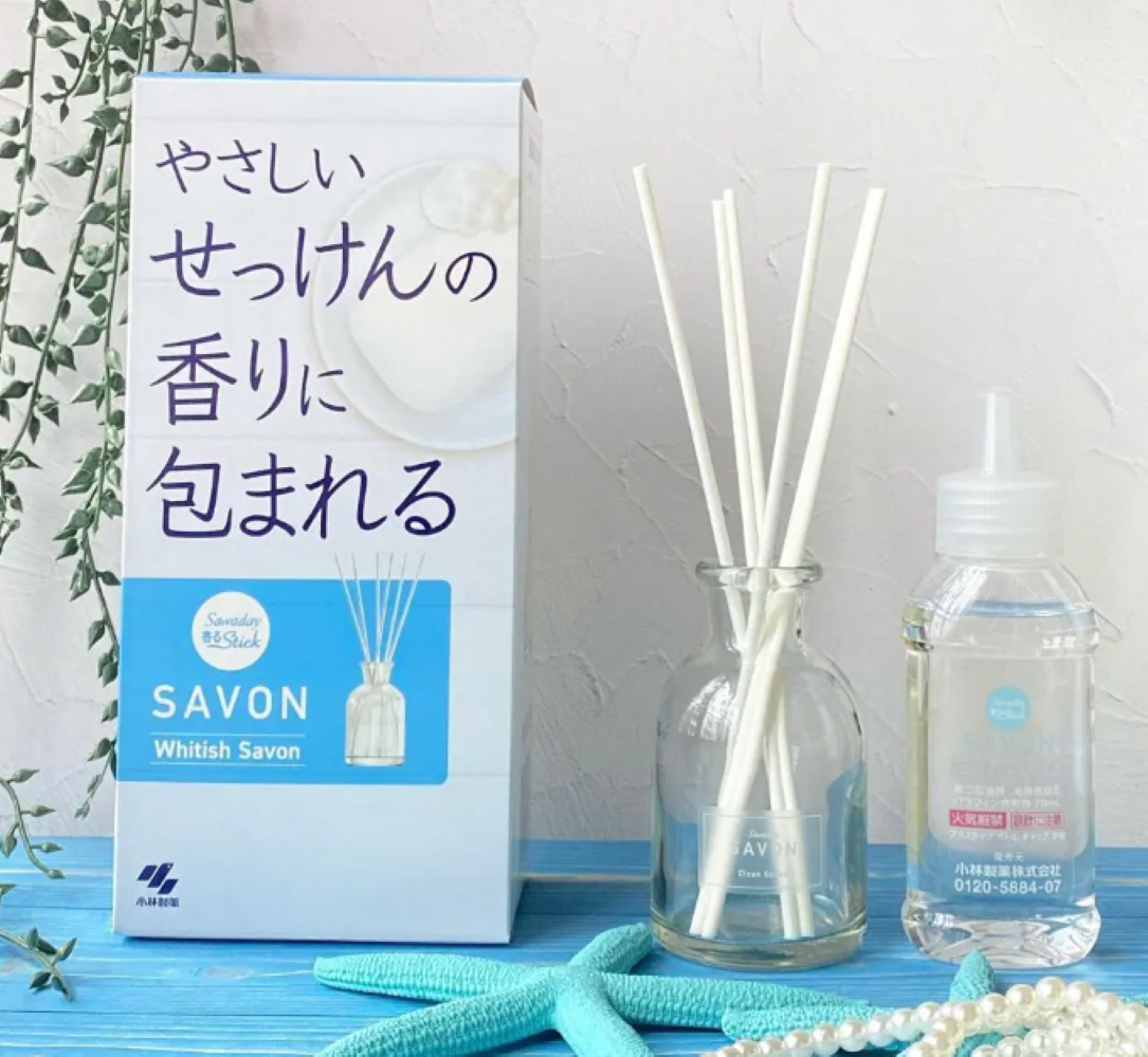 Sawaday Reed Diffuser Set White Soap Scent 70ml