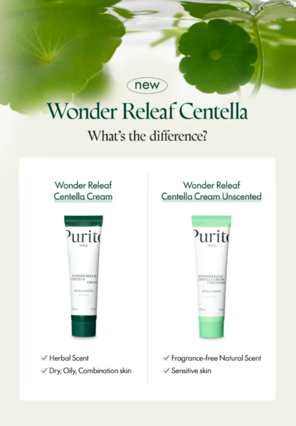 Purito Seoul Wonder Releaf Centella Cream 50ml, detail