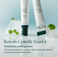Two skincare products with Korean Centella Asiatica text on a light blue , Purito Seoul Wonder Releaf Centella Eye Cream 30ml
