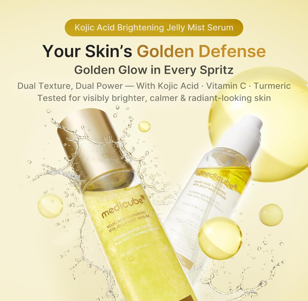 Medicube Kojic Acid Turmeric Vita Jelly Mist Serum 100ml