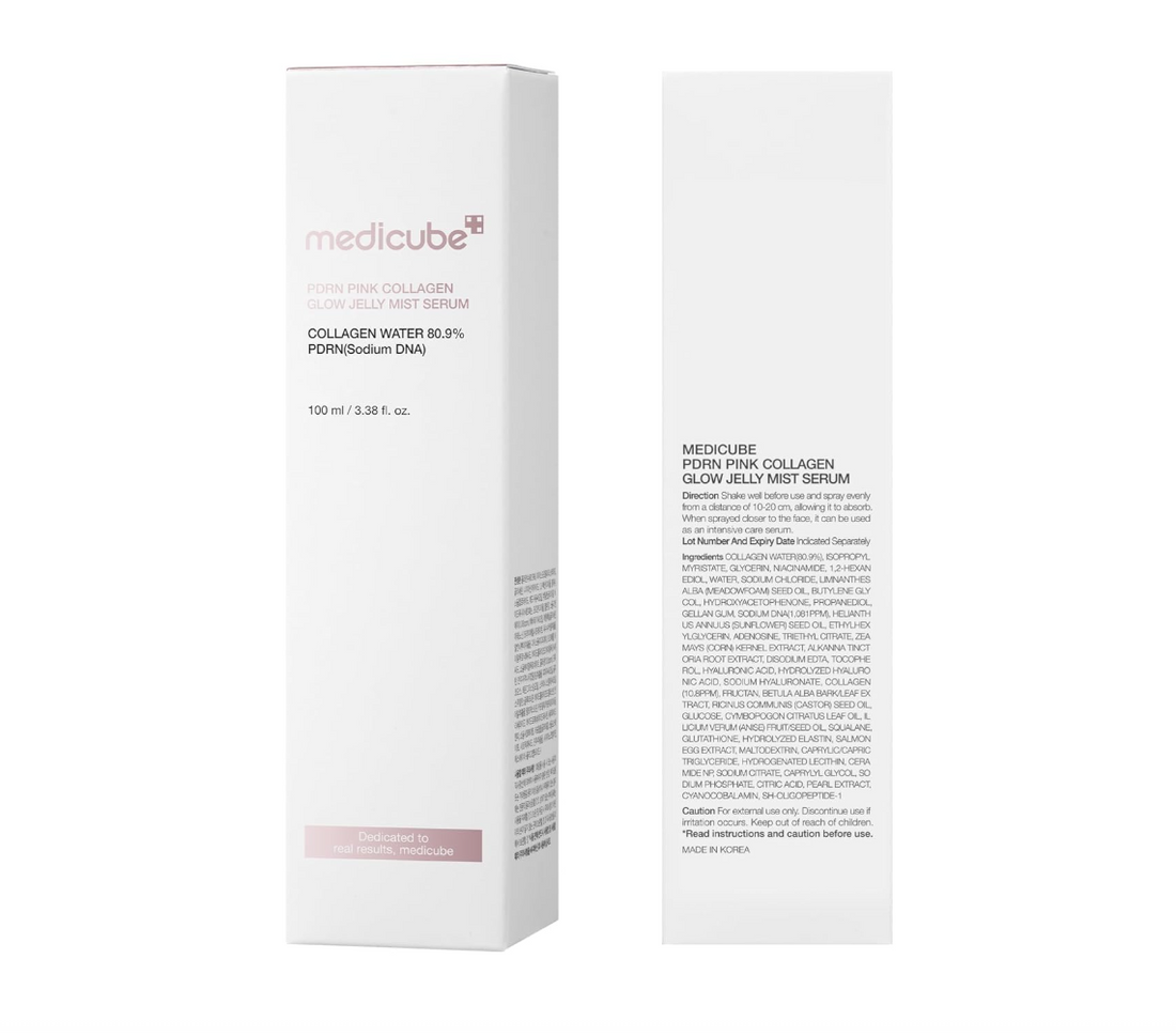 Medicube PDRN Pink Collagen Glow Jelly Mist Serum 100ml