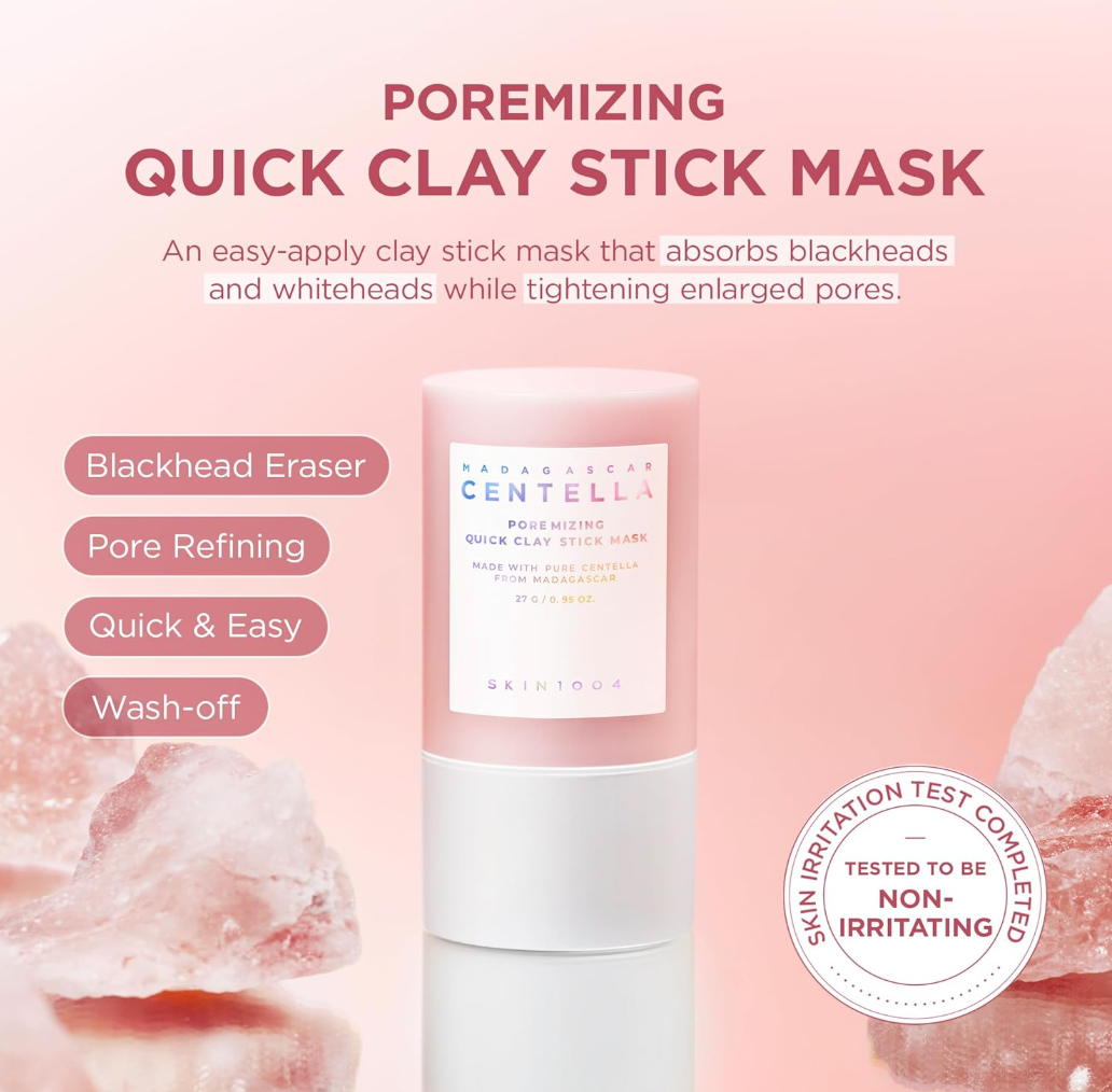 Skin1004 Madagascar Centella Poremizing Quick Clay Stick Mask 27g