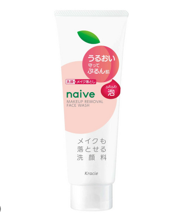 Naive Makeup Remover Face Wash Foam with Peach Leaf  Extract 180g