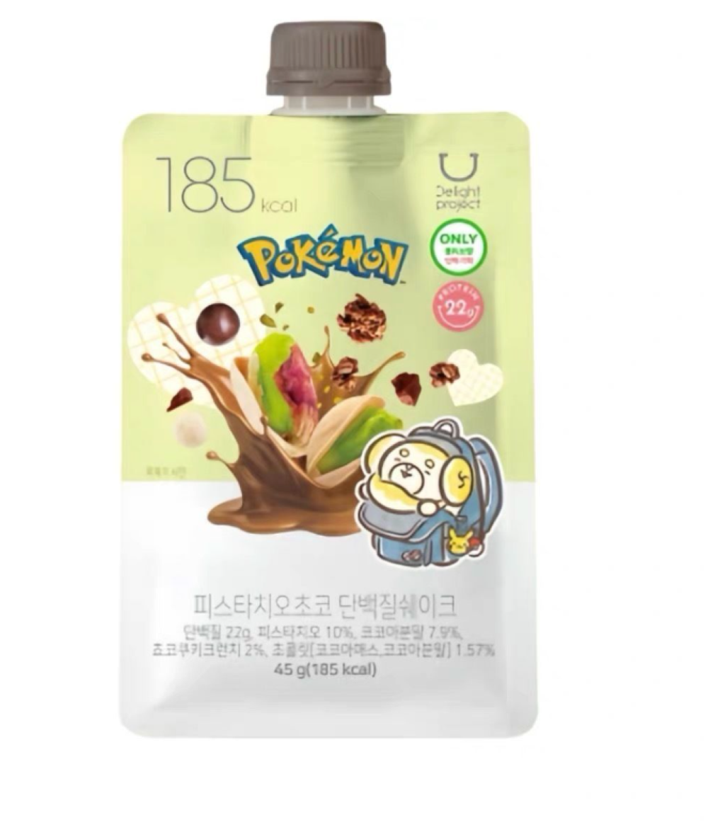 Delight Project x Pokemon Pistachio Chocolate Protein Shake