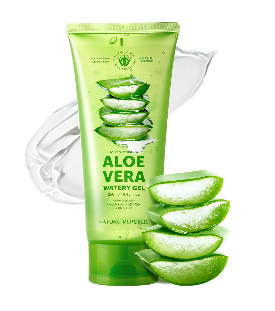 Nature Republic Mild & Moisture Aloe Vera Watery Gel TUBE