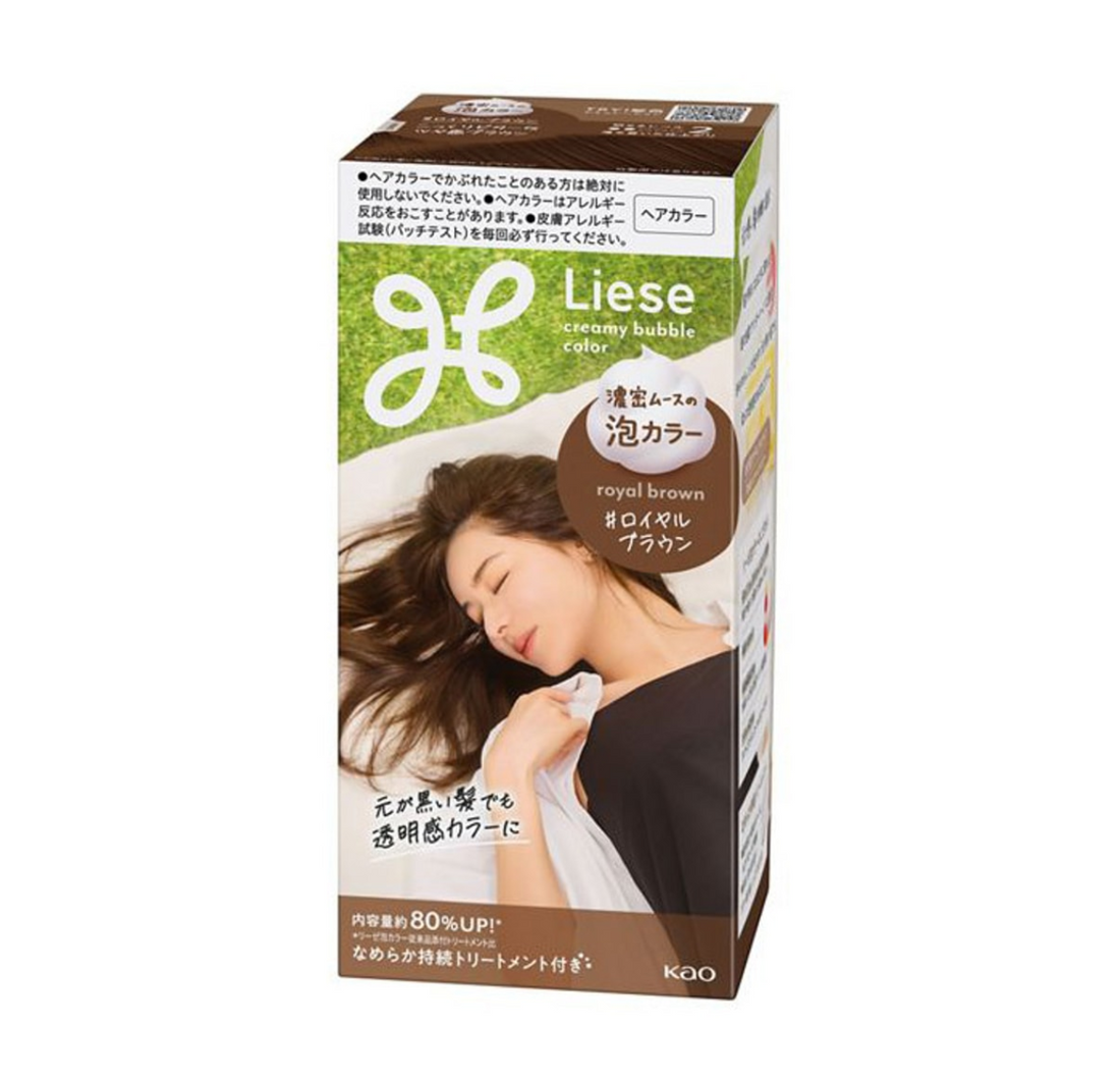 Liese Creamy Bubble Hair Color Royal Brown