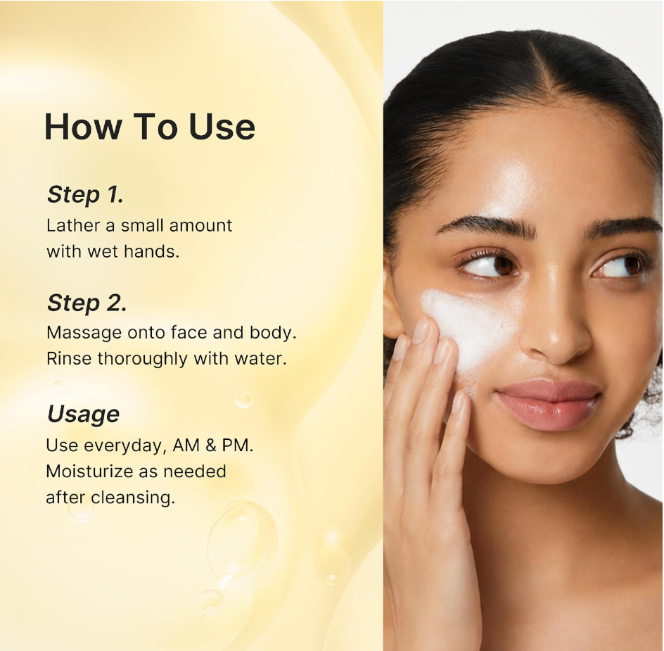 Medicube Kojic Acid Turmeric Purifying Gel Cleanser 500ml, how to use
