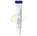 A tube of Dr. Althia Pure Puff Cream 0.15% against a white background with a pale yellow cream smear behind it. Dr. Althea Pure Retinol 0.15% Cream 20g