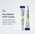 Two tubes of Dr. Alhama Pure Retinol 0. Dr. Althea Pure Retinol 0.15% Cream 20g