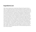 A white ingredients list page with black text detailing the components of a collagen supplement, including hydrolyzed collagen, amino acids, vitamins, and herbal ingredients. Sungboon Editor Deep Collagen Retinol Power Boosting Capsule Cream 50ml