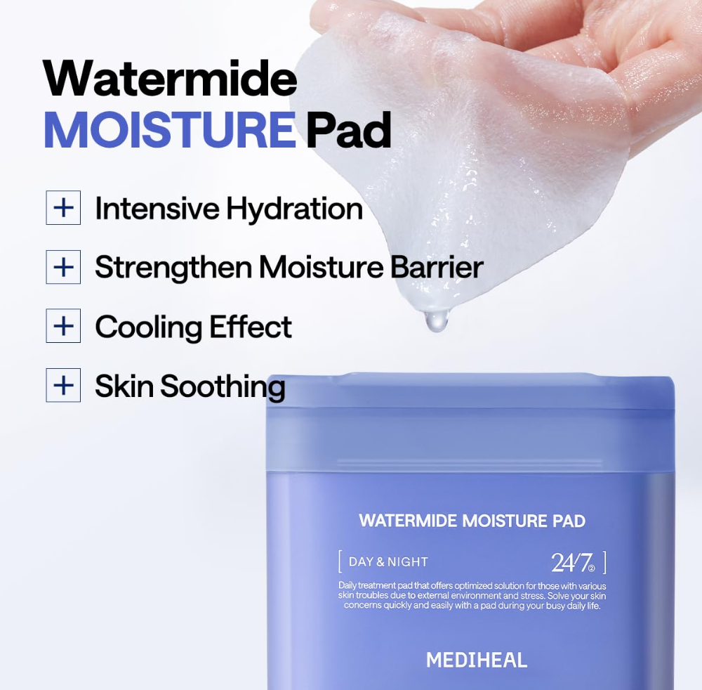 MEDIHEAL Watermide Moisture Pad 100 Pads