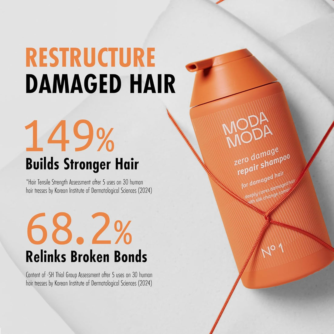 Numbuzin Moda Zero Damage Repair Shampoo 500g