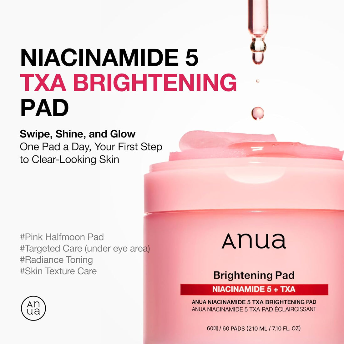 Anua Niacinamide 5 TXA Brightening Pad 60pads