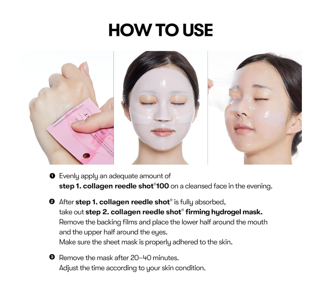 VT COSMETICS Collagen Reedle Shot Firming Hydrogel Mask 1pc