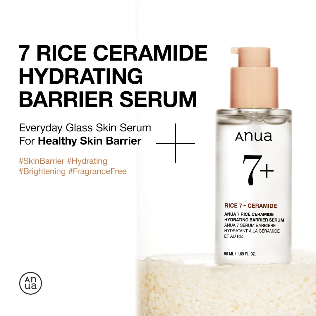 Anua 7+ Rice Ceramide Hydrating Barrier Serum 50ml