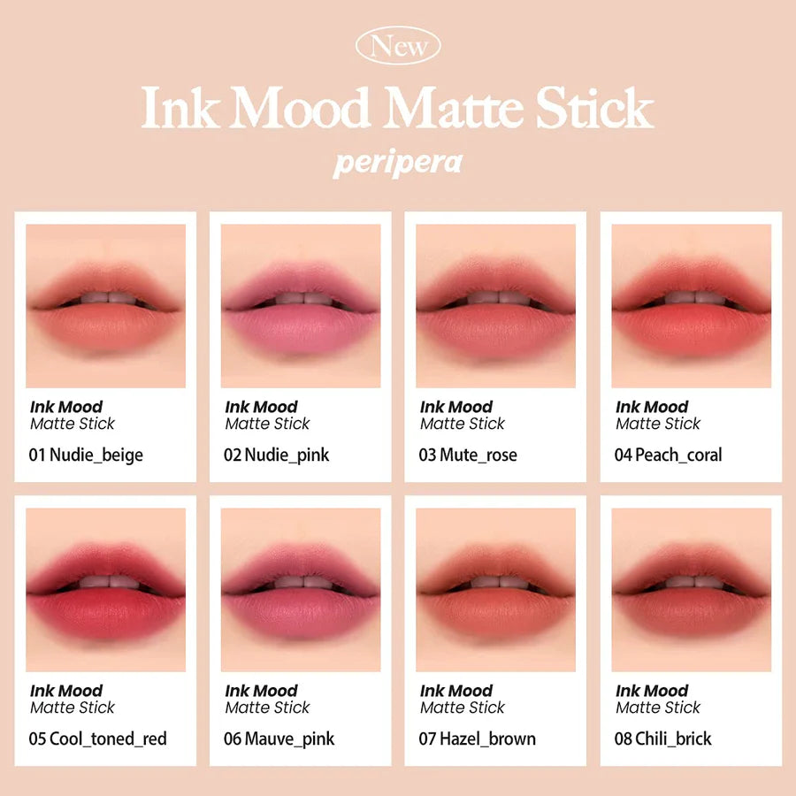 Peripera Mood Matte Lipstick 01 My own nude