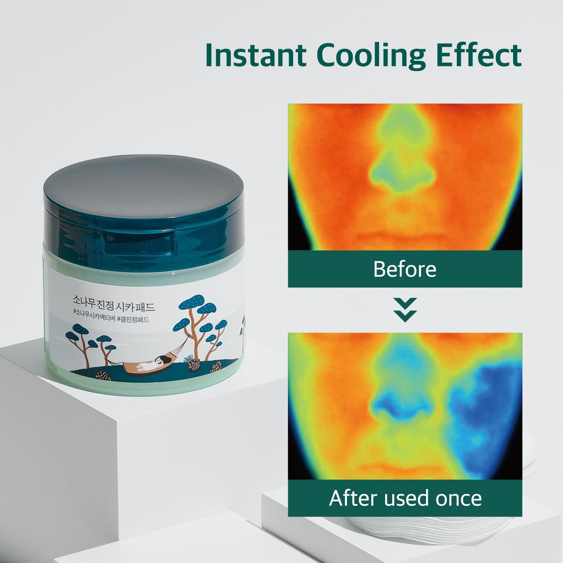 Round Lab Pine Calming Cica Pad 50pcs