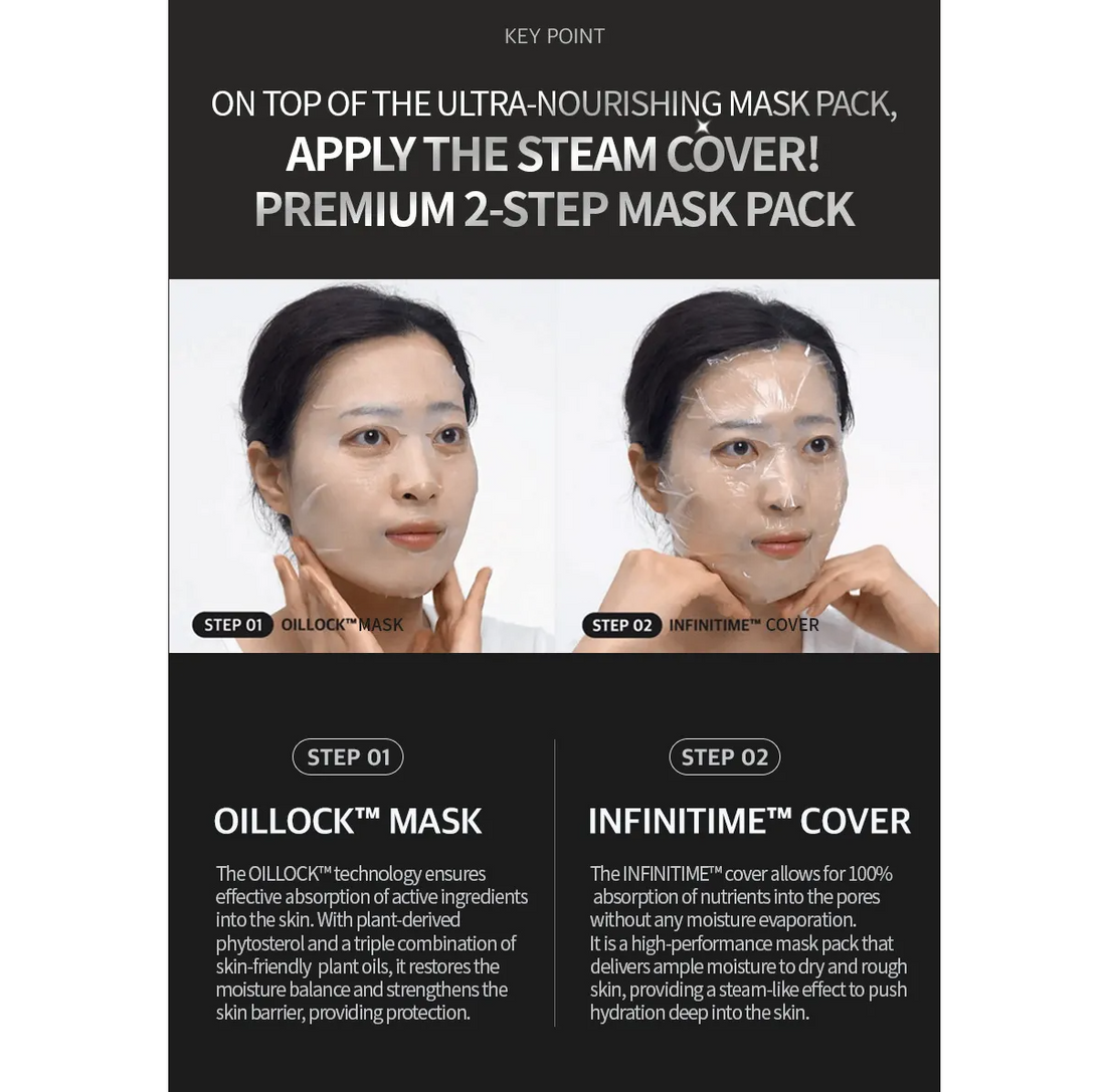 Barulab Steamsheet Moisture Shield Hydrating Barrier Sheet Mask-5pc