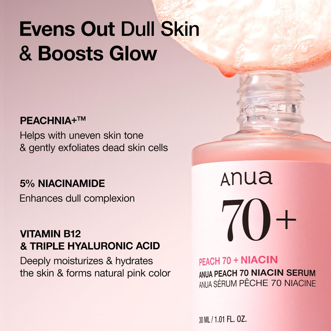 Anua peach 70 niacin serum 30ml